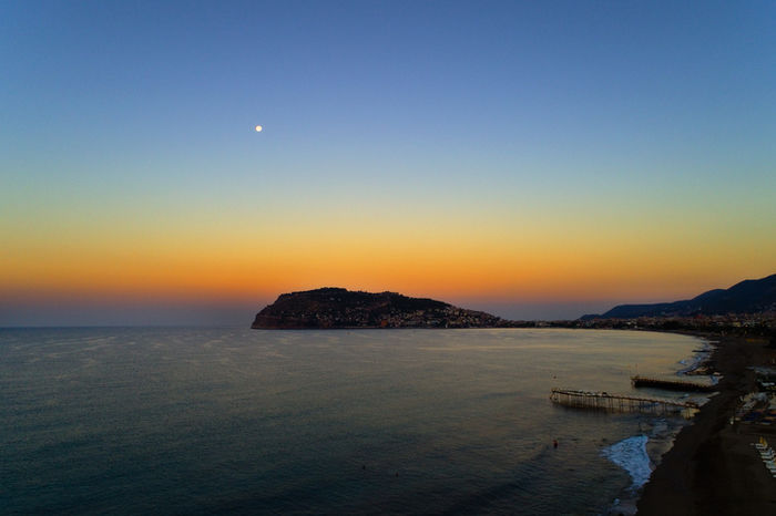 夕暮れの房総半島