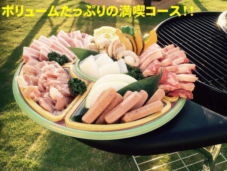 バーベキューの材料