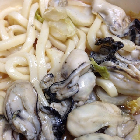 牡蠣とうどん