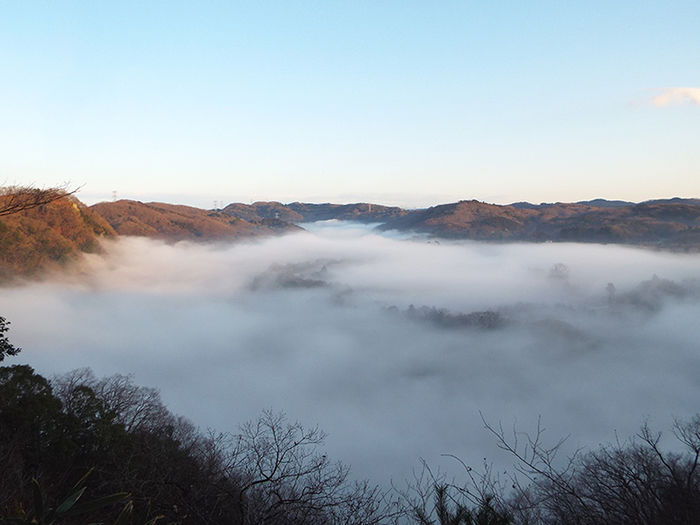 鷲巣キャンプ場から見る雲海