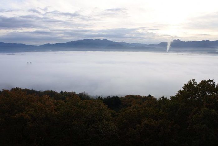 PICA秩父のミューズパーク展望台から見る雲海