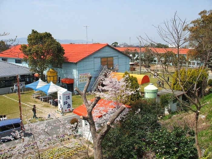 淡路島牧場のバーベキュー場
