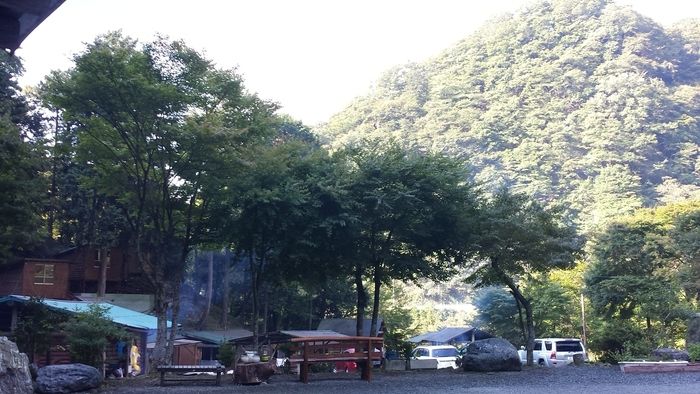 大滝キャンプ場の外観