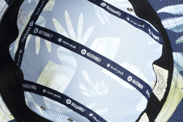 Dot Air™️ SURFCAMP HATの裏の刺繍部分のロゴ