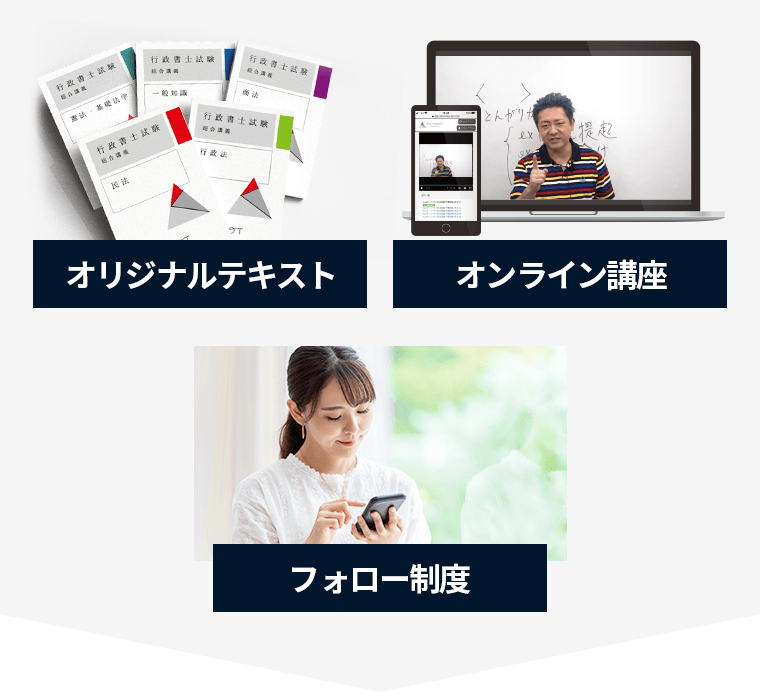 オリジナルテキスト、オンライン講座、フォロー制度