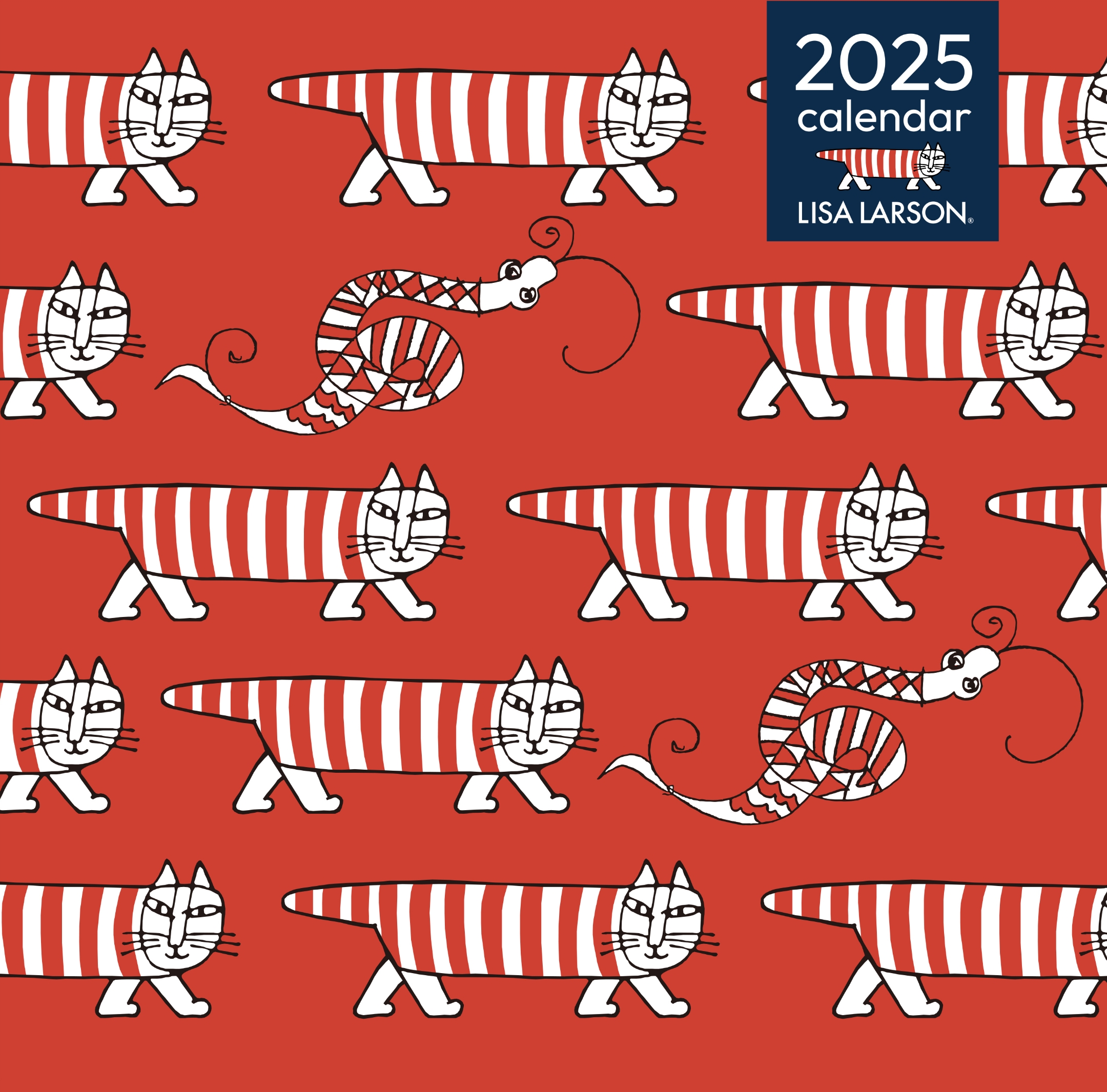 壁掛けカレンダー2025（リサ・ラーソン デザインコレクション