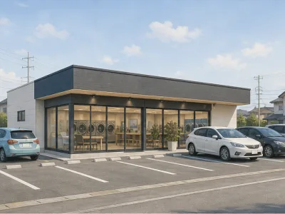 埼玉県本庄市・好立地｜内外装リフォーム済みコインランドリー（駐車場8台完備）