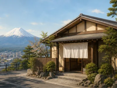 【富士山・新倉山エリア】年間売上約4,000万円・インバウンド需要の強い日本料理店 事業譲渡