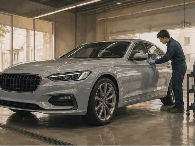 大手輸入車ディーラーと長期取引の自動車コーティング事業