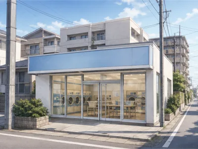 千葉県・年間売上1,000万円以上・好立地にコインランドリー店舗あり・人口密度多い