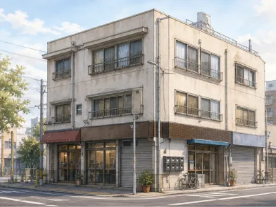 駅から徒歩3分の一等地。1億円を繰延べ損金として計上できる。実質利回り11％以上。満室状態。