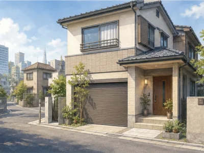 【梅田徒歩圏】稼働中の一棟貸し民泊 自主運営で年間利益約140万円 ガレージ・ペット可