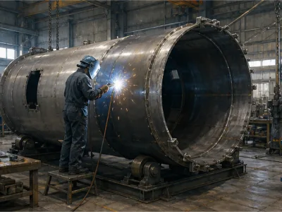 大型製缶・溶接技術と自社製品を有する老舗メーカー