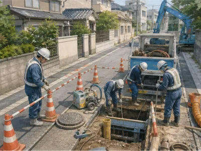 後継者不在の水道工事業、黒字で安定経営