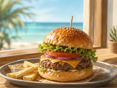 全国大会TOP50・口コミ4.9の沖縄グルメバーガー専門店
