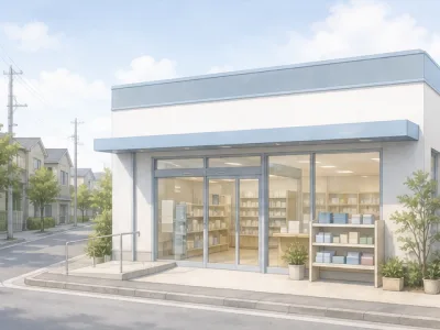 【駅徒歩2分/中核病院至近】調剤薬局兼ドラッグストア