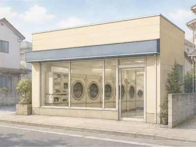 群馬県・黒字店舗・人口密度が多い好立地・コインランドリー店舗