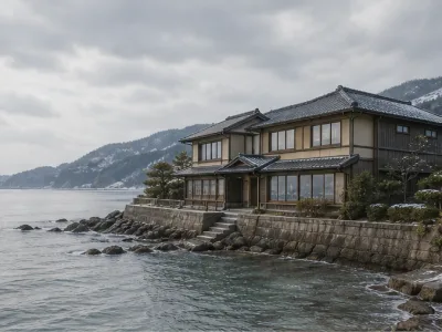 北陸／海沿いの老舗料理旅館　冬の海産物料理が看板、直接予約が中心