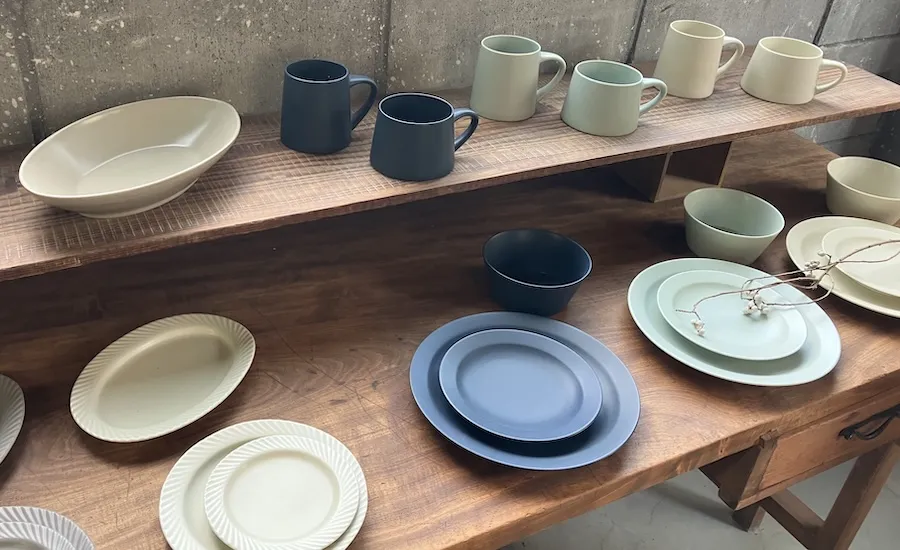 金秋酒井製陶所の器「KANEAKI SAKAI POTTERY」
