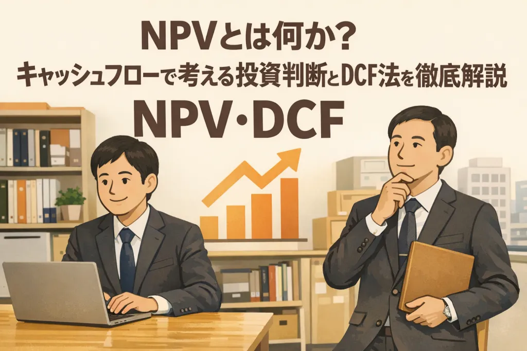NPVとは何か？キャッシュフローで考える投資判断とDCF法を徹底解説