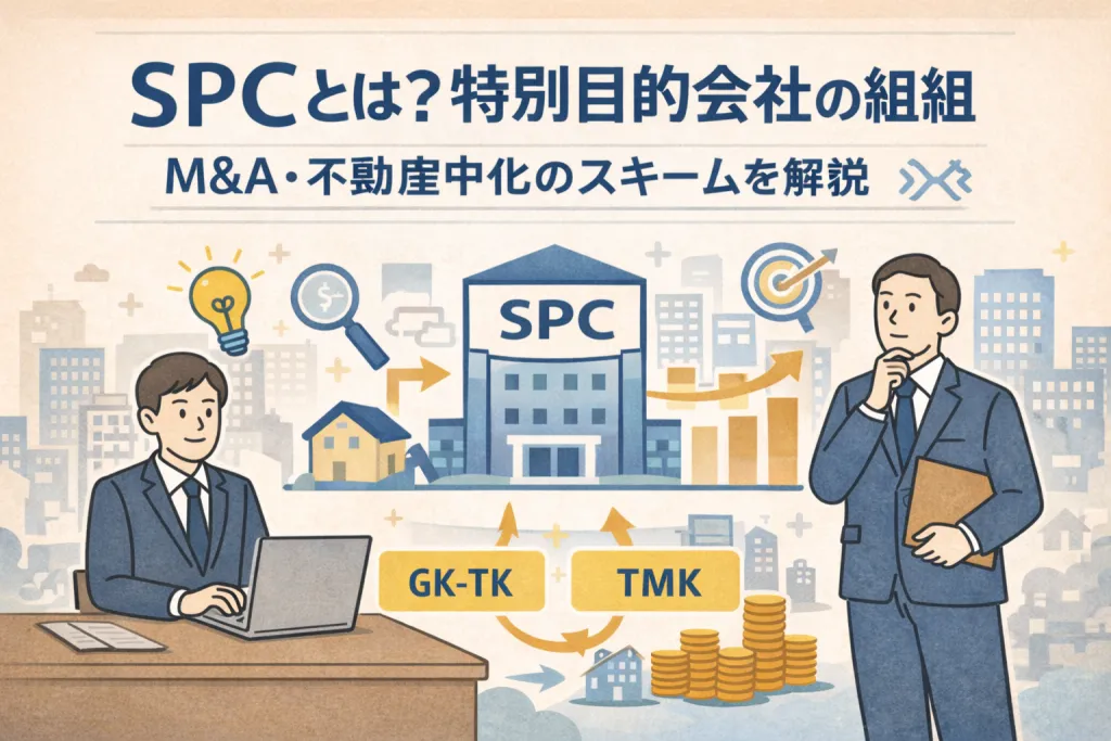 SPCとは？特別目的会社の仕組み｜M&A・不動産証券化のスキームを解説