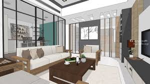 冠智藝術玻璃 - 室內裝潢設計 3D