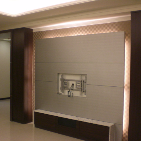 辰太空間設計工程行 - 電視牆