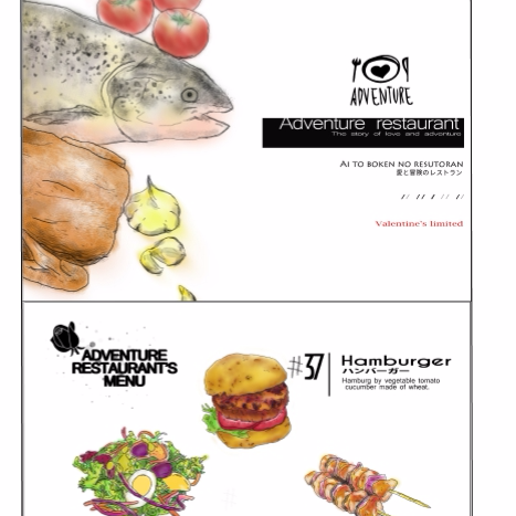 從瑀庭 - 【插畫繪圖】
手繪風格菜單。