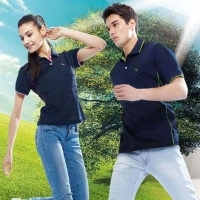 伊籐美國際開發有限公司 -  短袖POLO衫( 抗紫外線+吸濕排汗布）  100% POLYESTER  原紗吸濕排汗。