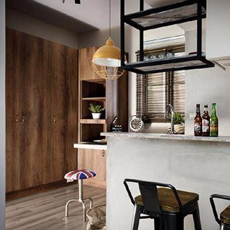 新瀚設計 - 現代極簡風格案例。本案例協助業主完成規劃設計及家具飾品的選擇。