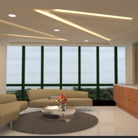 葉予霏 - 辦公室交誼廳3D圖