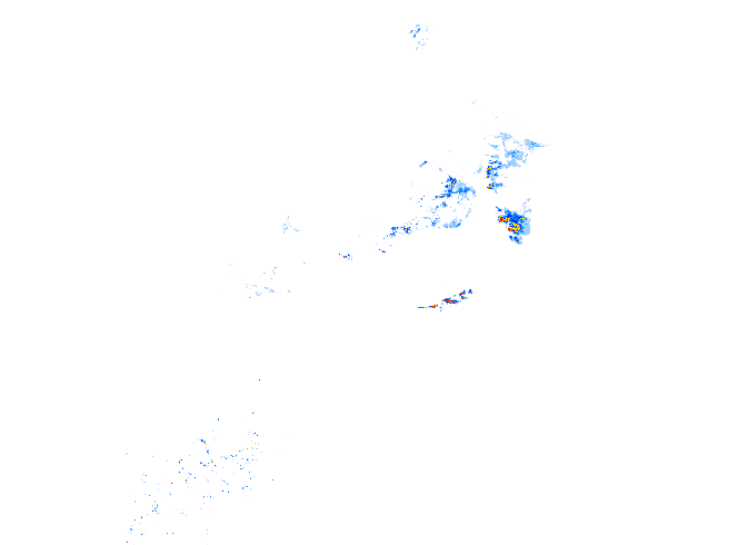 雨レーダー