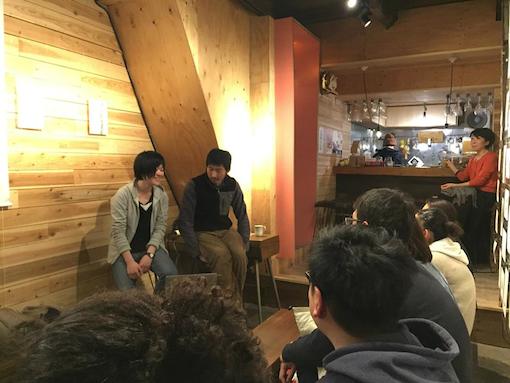 寂れた市場の奥、「salon i'ma 」で行われるイベント