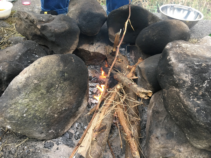 はじめての「芋煮会」