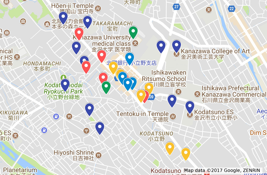 real local 金沢【エリアガイド】石引・小立野エリア - reallocal