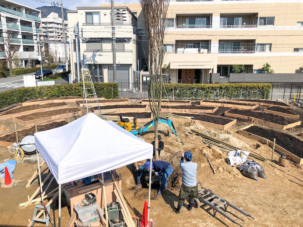 兵庫区山裾・平野エリアの公園で農園はじめます。