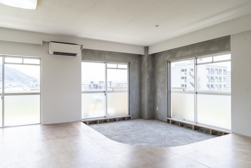 【北九州】土間が広がる居住空間、ことぶきハイツ入居者募集｜小倉北区下富野 67,000円 70㎡