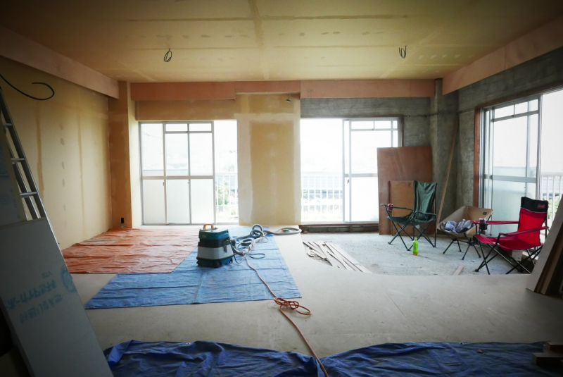 【北九州】土間が広がる居住空間、ことぶきハイツ入居者募集|小倉北区下富野 67,000円 70㎡