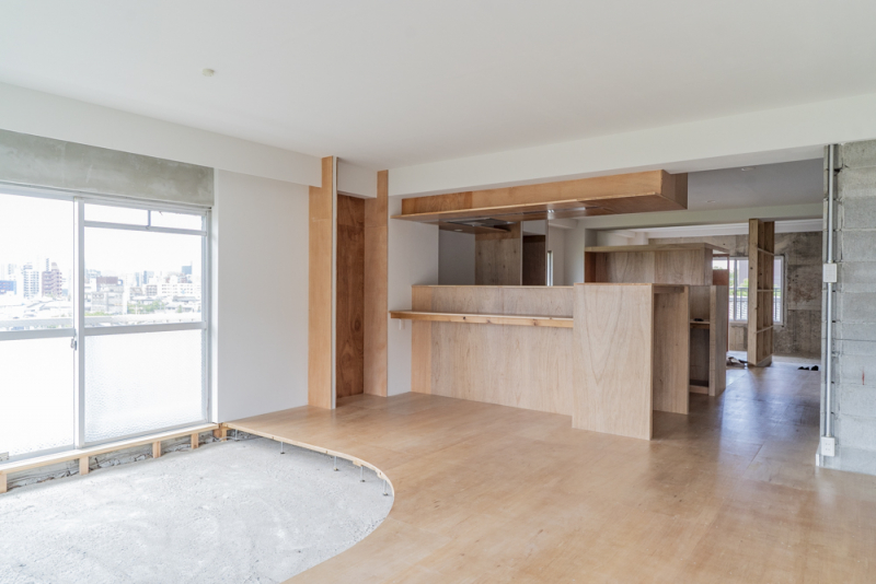 【北九州】土間が広がる居住空間、ことぶきハイツ入居者募集|小倉北区下富野 67,000円 70㎡