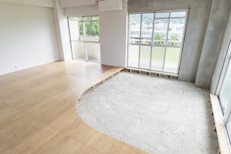 【北九州】土間が広がる居住空間、ことぶきハイツ入居者募集|小倉北区下富野 67,000円 70㎡