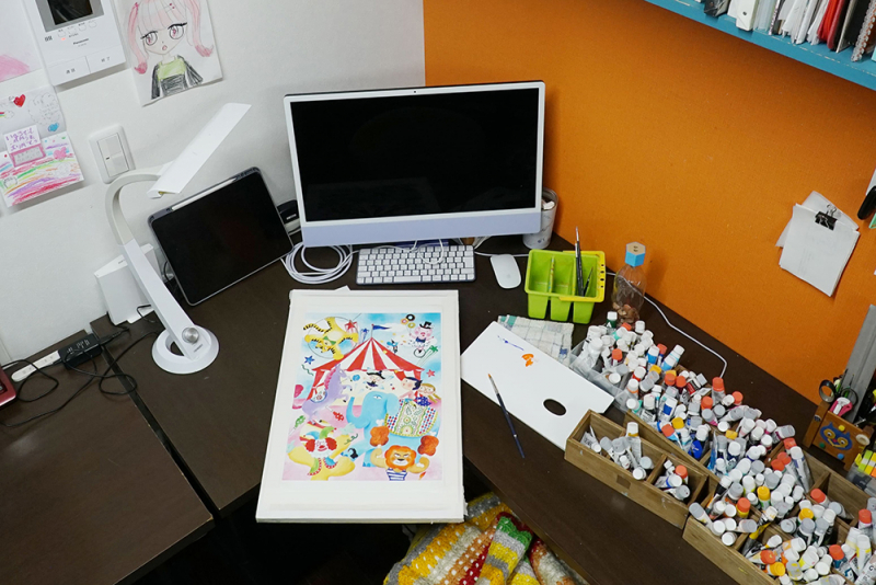 机から生業をみる：1回目「イラストレーター / 絵本作家：さいとうかおりさん」