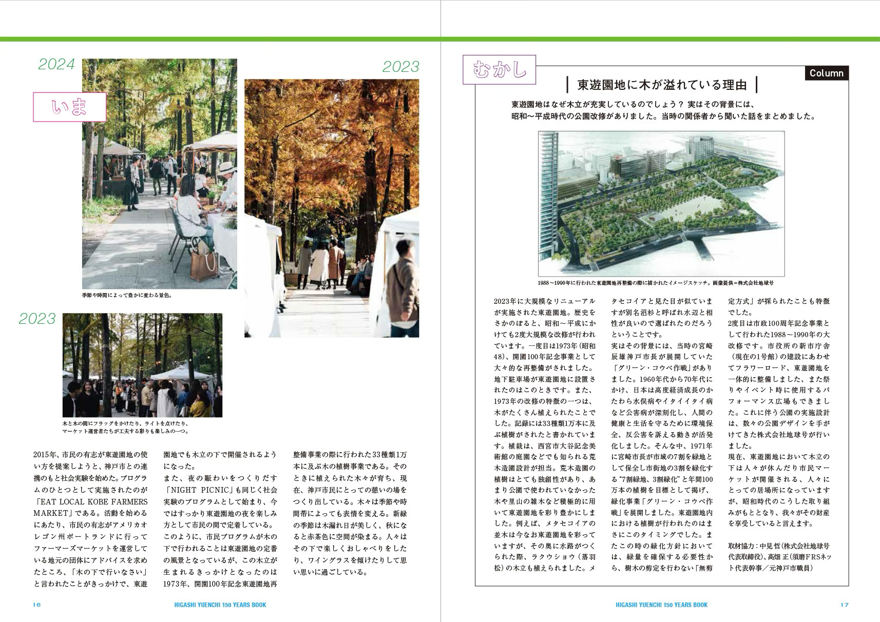 公園が良くなることはまちが良くなること。『東遊園地150周年記念ブック』への応援よろしくお願いいたします！