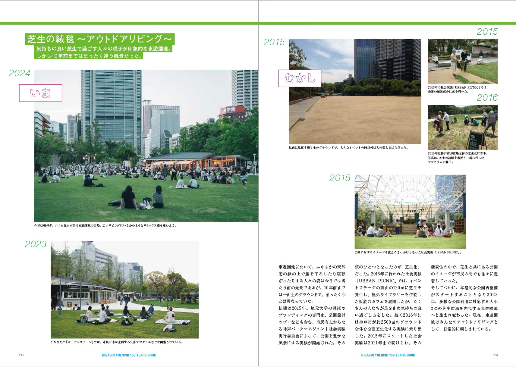 公園が良くなることはまちが良くなること。『東遊園地150周年記念ブック』への応援よろしくお願いいたします！