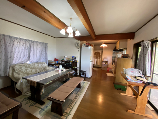 【SALE】「高原桜と朴に守られたウッドデッキ付住宅」3SLDK(建物91.83㎡/土地1,007㎡)/山梨市牧丘町・井戸川エリア 980万円