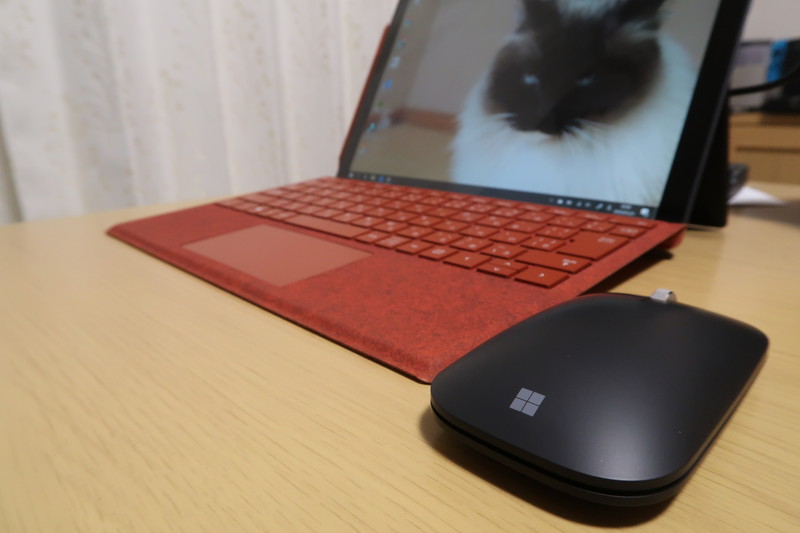 MicrosoftモダンモバイルマウスとSurfacePro7