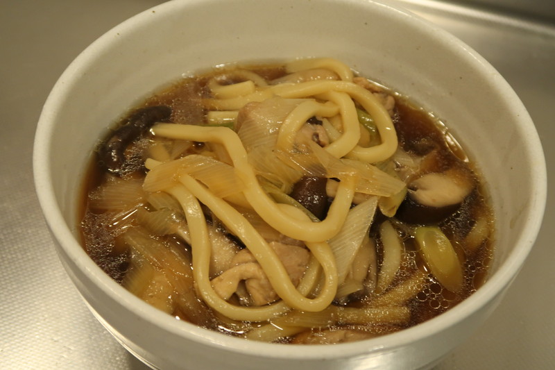 鶏南蛮うどん完成