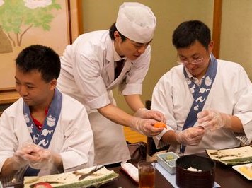 がんこ 銀座一丁目店 寿司握り体験のできるお店で 本格的な懐石料理を