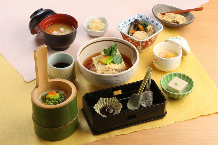 Saga Tofu Ine North Homemade tofu and yuba (tofu skin) right in front