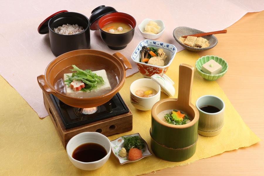 Saga Tofu Ine North Homemade tofu and yuba (tofu skin) right in front