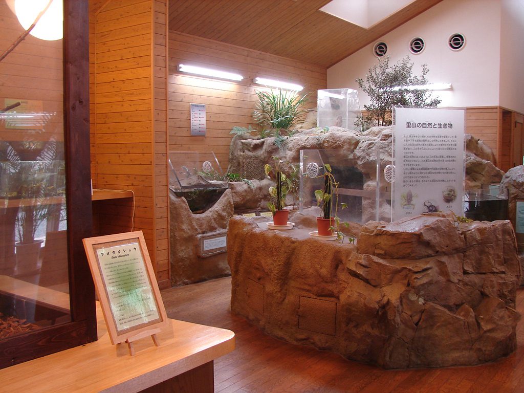 「里のいきもの館」の展示/到津の森公園(福岡県北九州市)